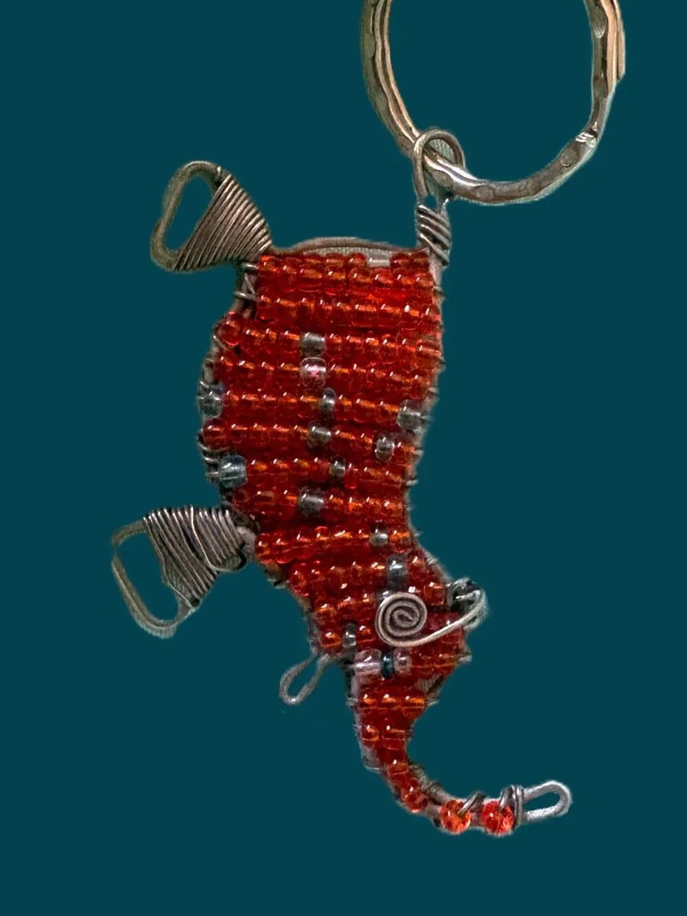 Handmade Elephant South-African Elephant Keychain/Purse Accessory